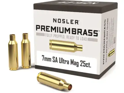 Nosler Custom 7mm Remington Short Action Ultra Magnum Brass Box of 25